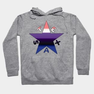 Texas Pride- Genderfluid-Textless Hoodie